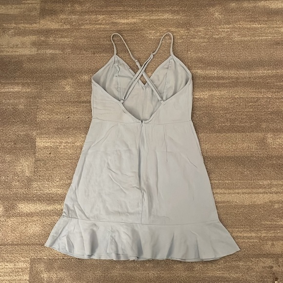 Zaful Baby Blue Mini Dress - Picture 3 of 4